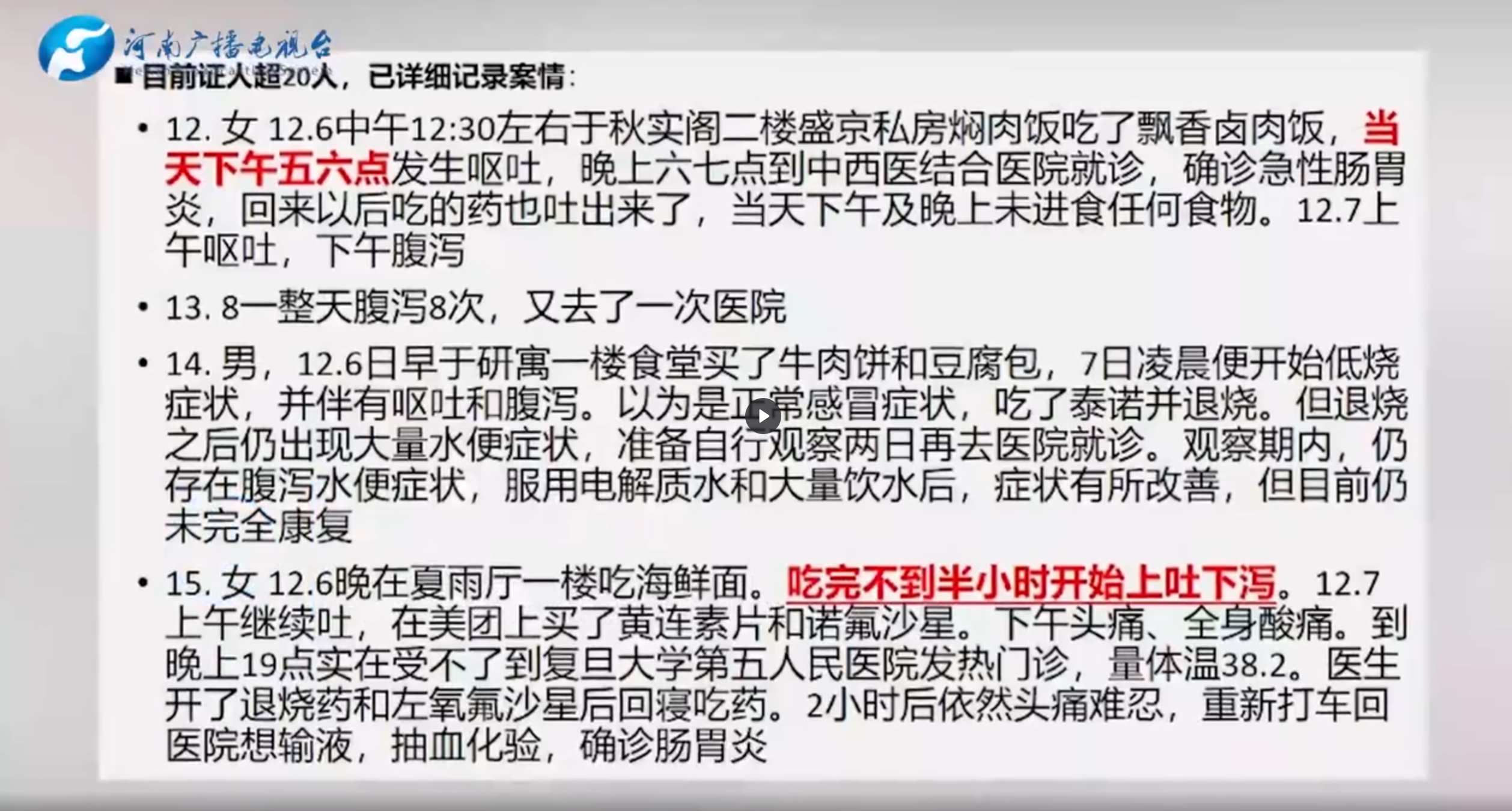 上海一高校食堂疑似发生食物安全事件,学校已介入调查